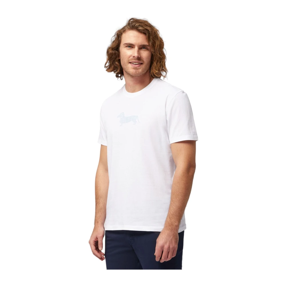 Harmont & Blaine Korte Mouw T-shirt White Heren