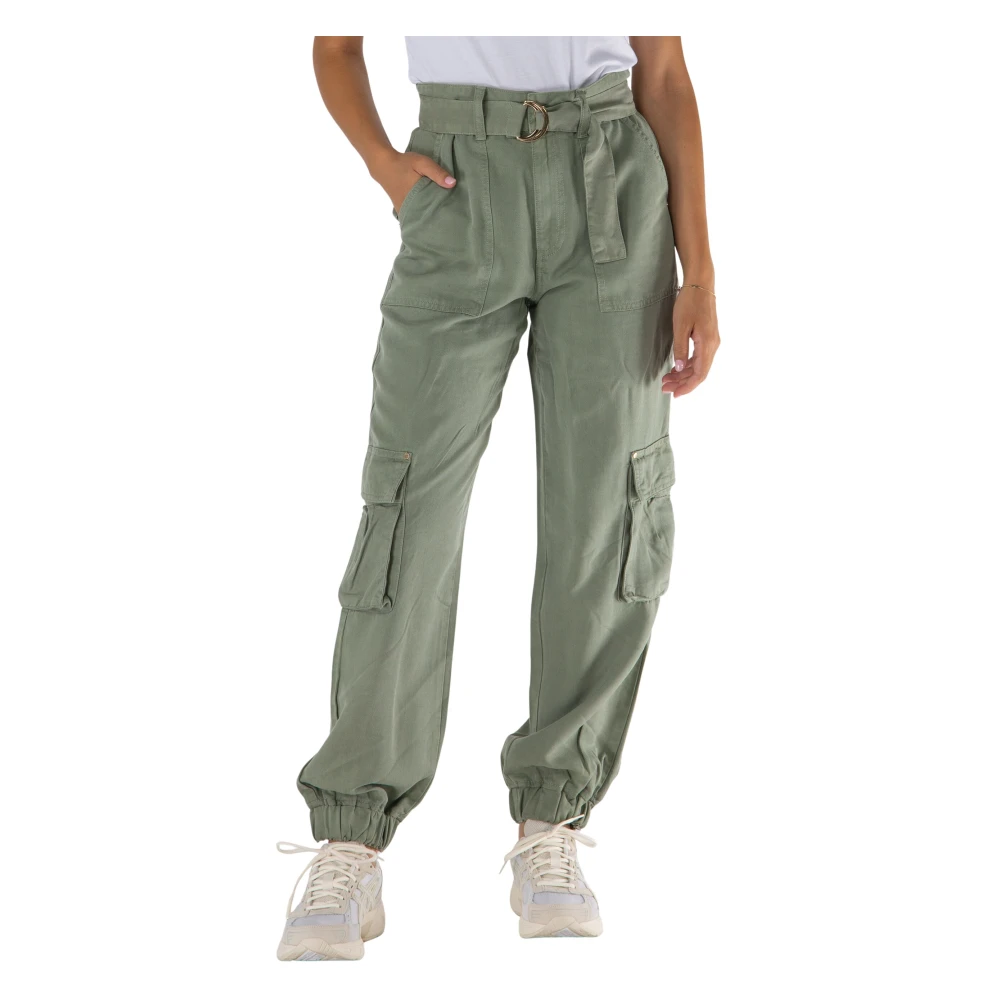 Guess Cargo Broek Katrine Green Dames