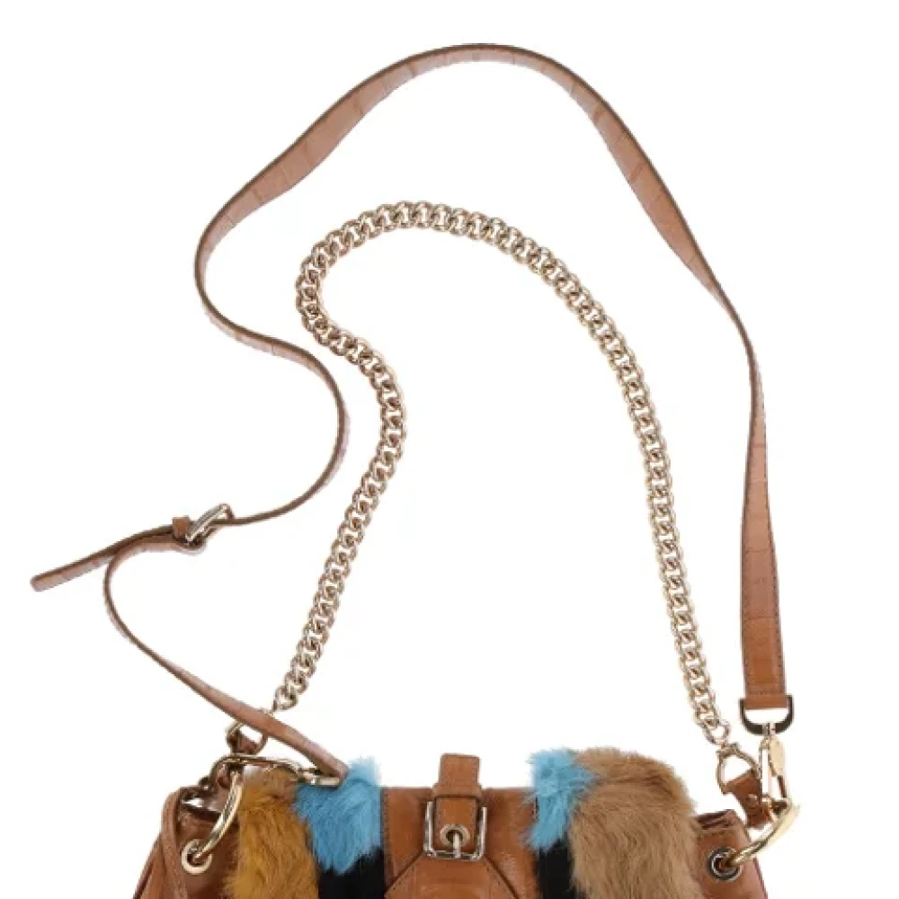 Dolce & Gabbana Pre-owned Leather shoulder-bags Brown Dames