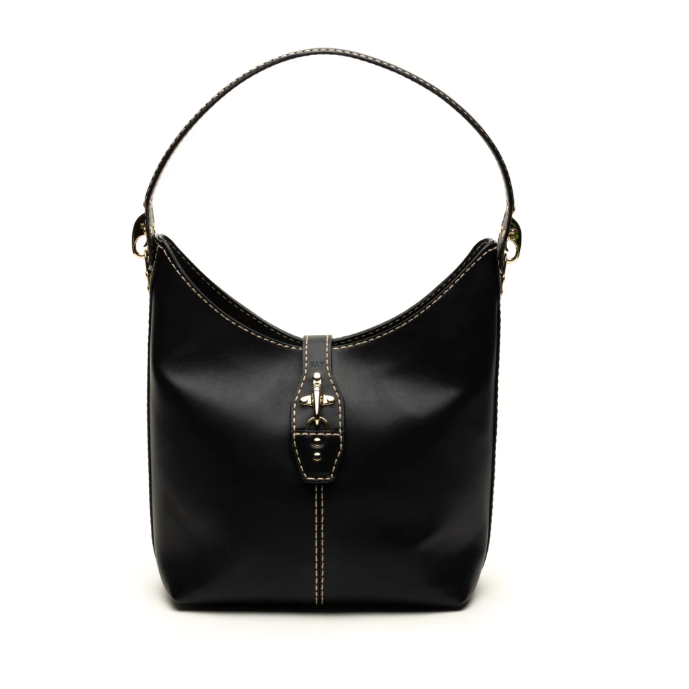 Fay Zwarte schoudertas met stijl Borsa Black Dames