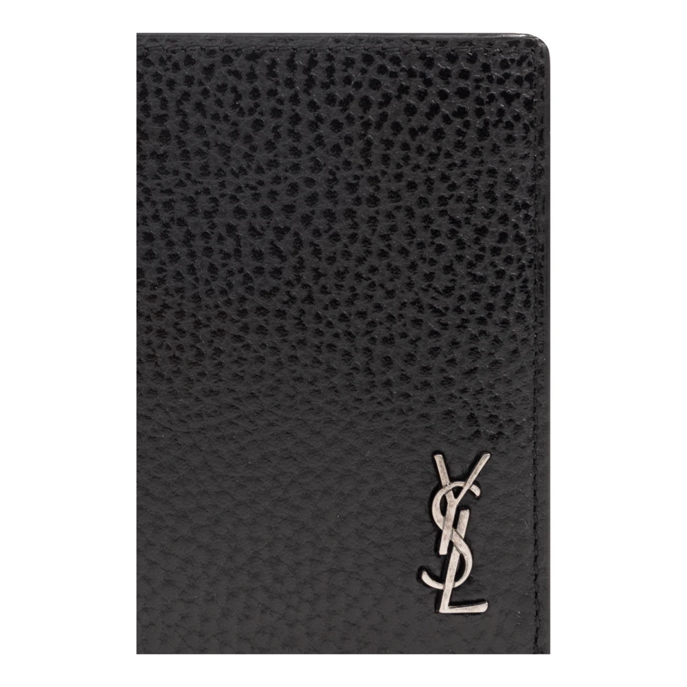 Saint Laurent Bifold portemonnee Black Heren