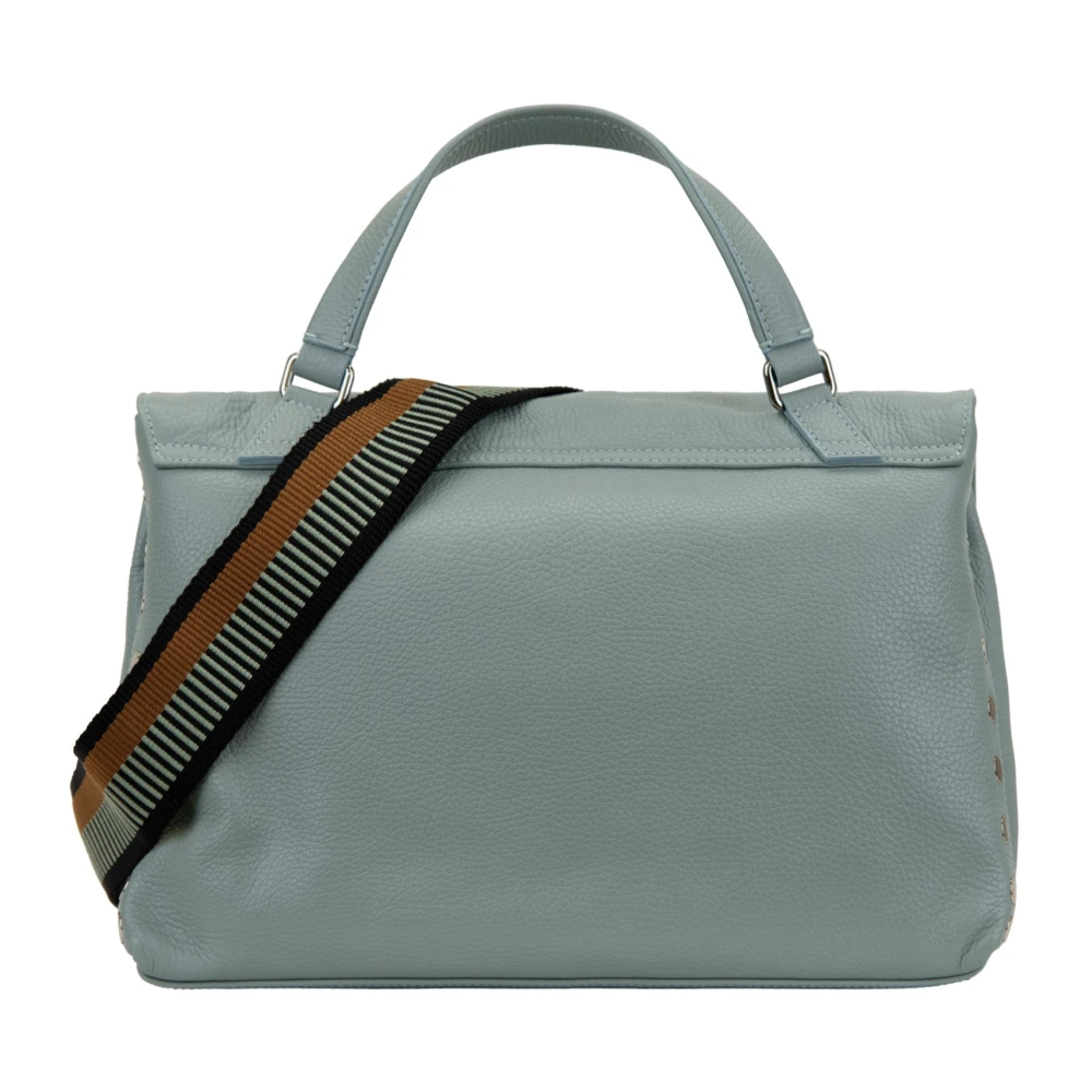 Zanellato Dames Schoudertas met Zilveren Details Green Dames