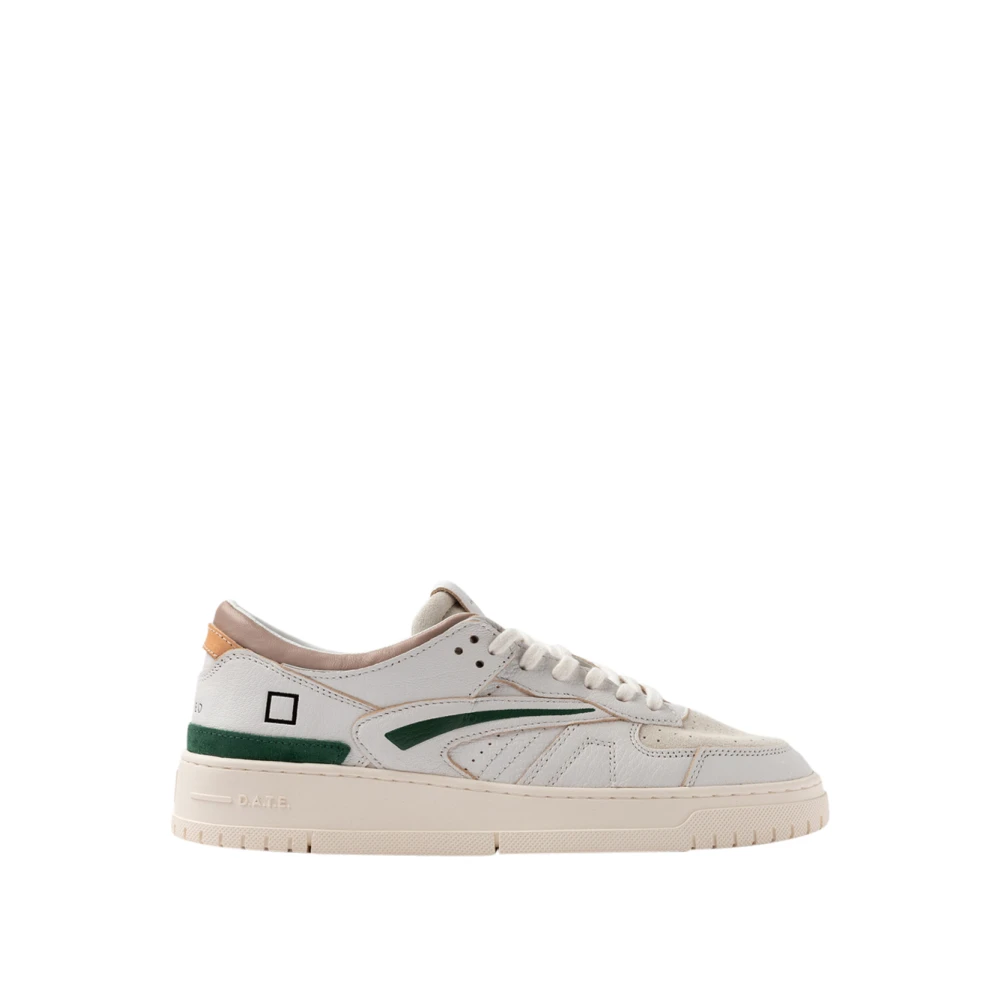 D.a.t.e. Men's White Sneakers, 7 Uk, Torneo Trainers