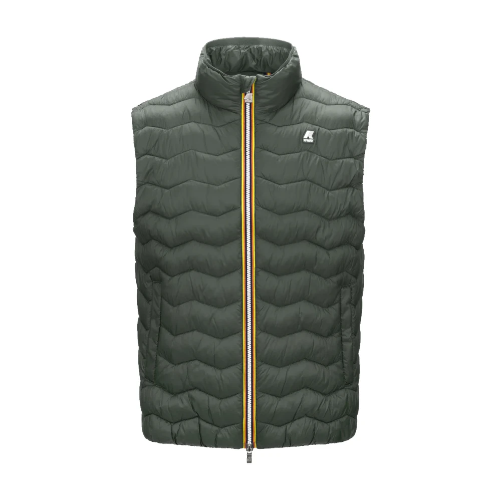 K-way Gewatteerd Warm Vest Blue Heren