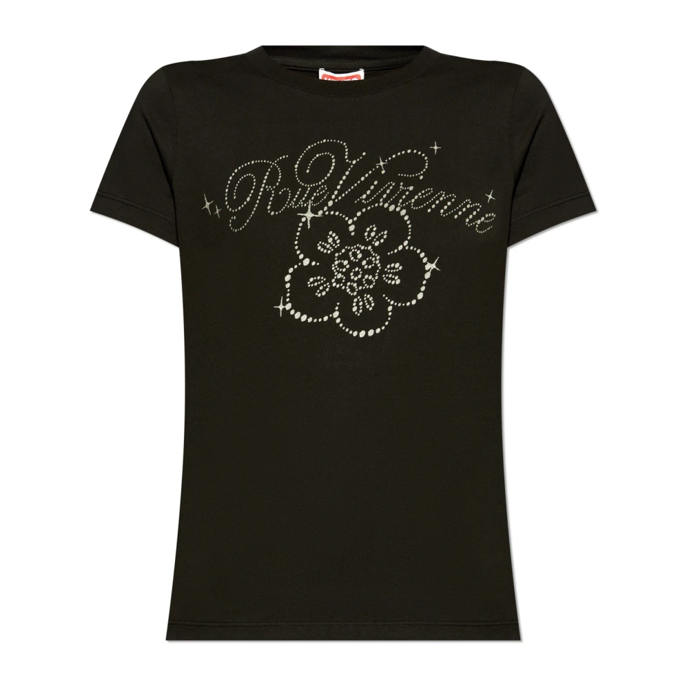 Kenzo Zwarte T-shirts en Polos Black Dames