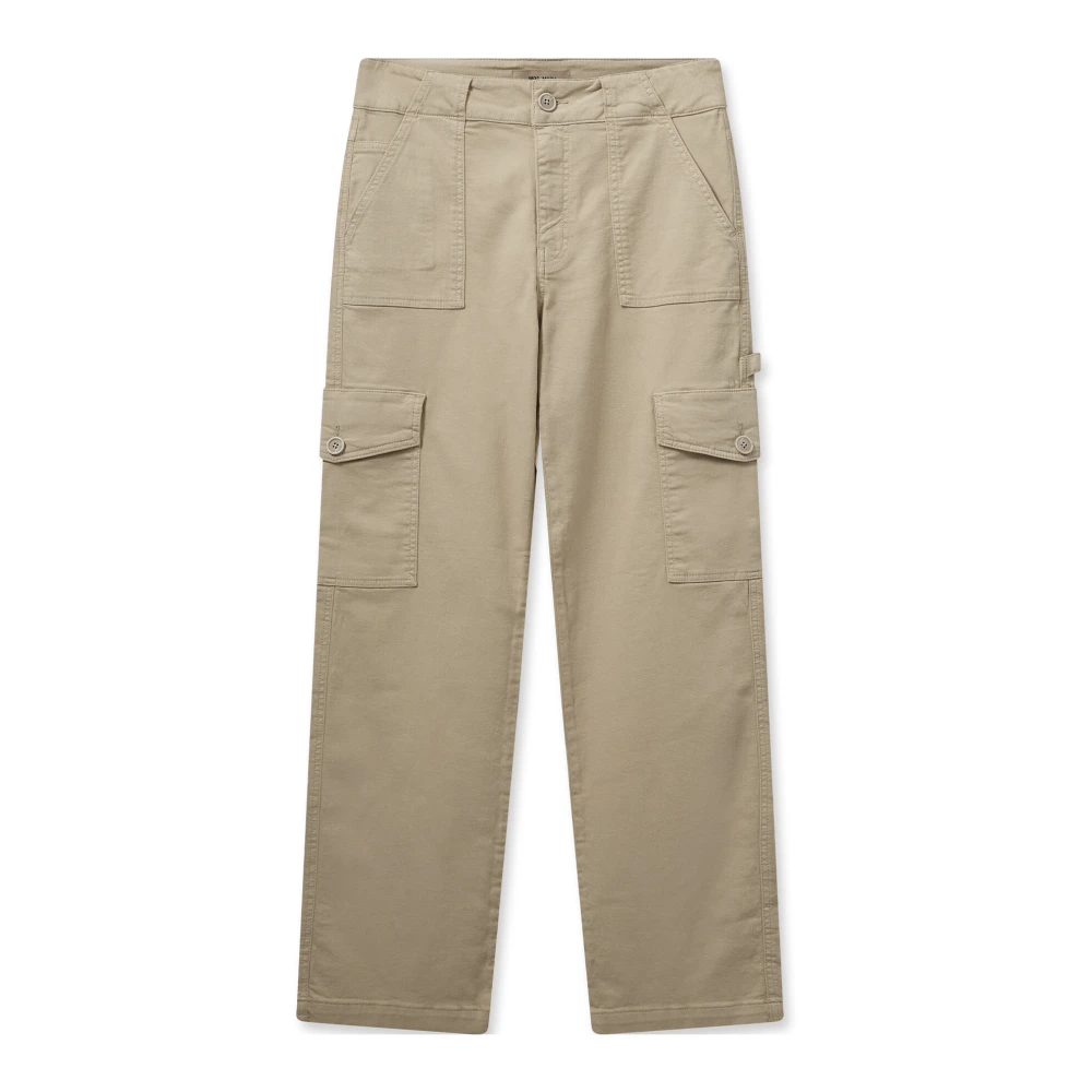 Bruuns Bazaar Straight Trousers Beige Dames