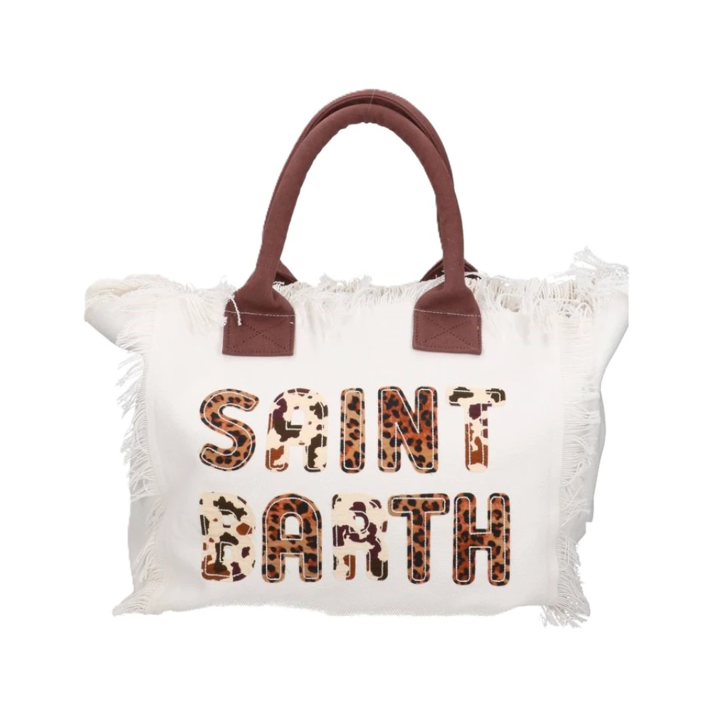 Mc2 Saint Barth Women's White Vanity Shoulder Bag - Shopping Bags - One Size - Bags