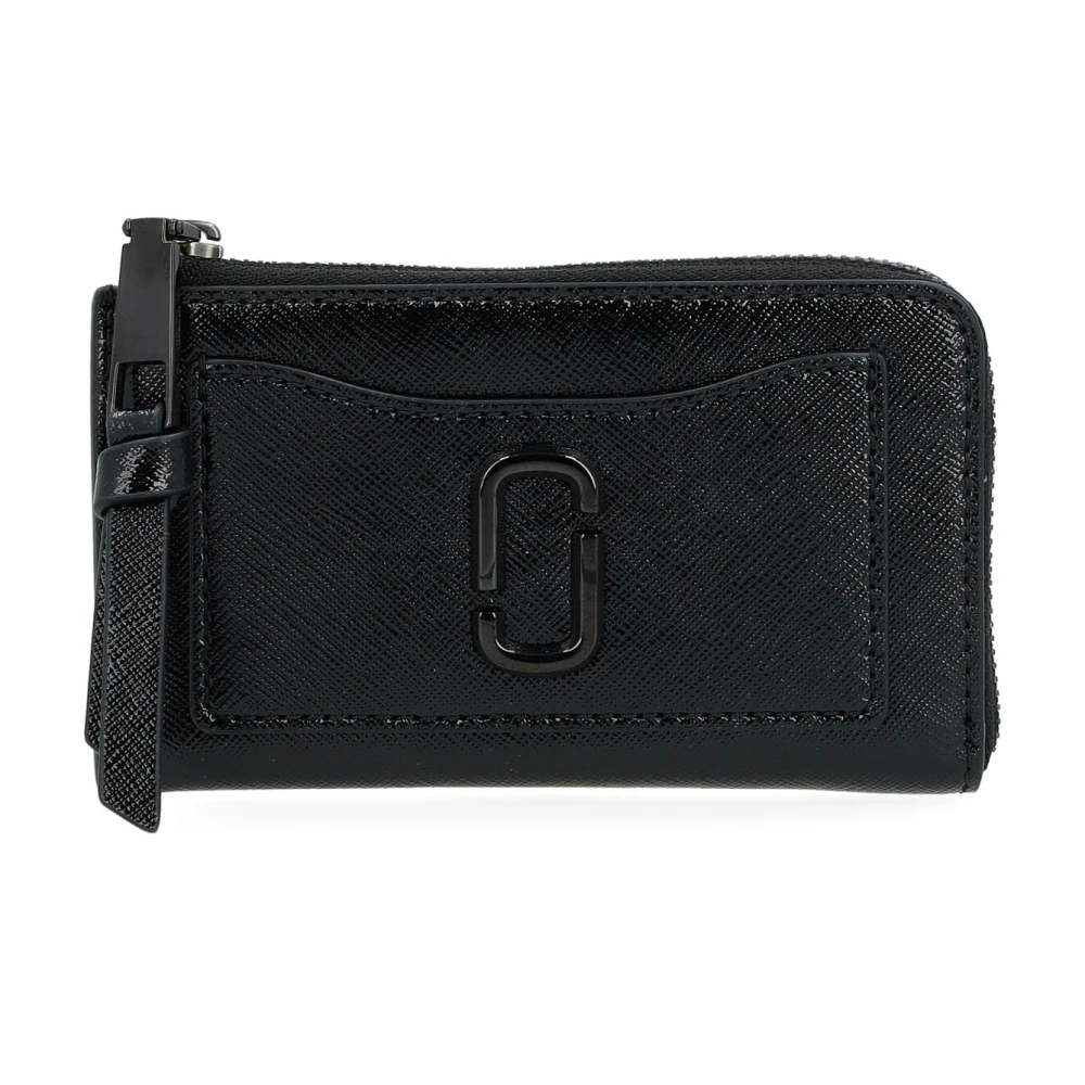 Marc Jacobs Utility Snapshot Multi Wallet van zwart leer Black Dames