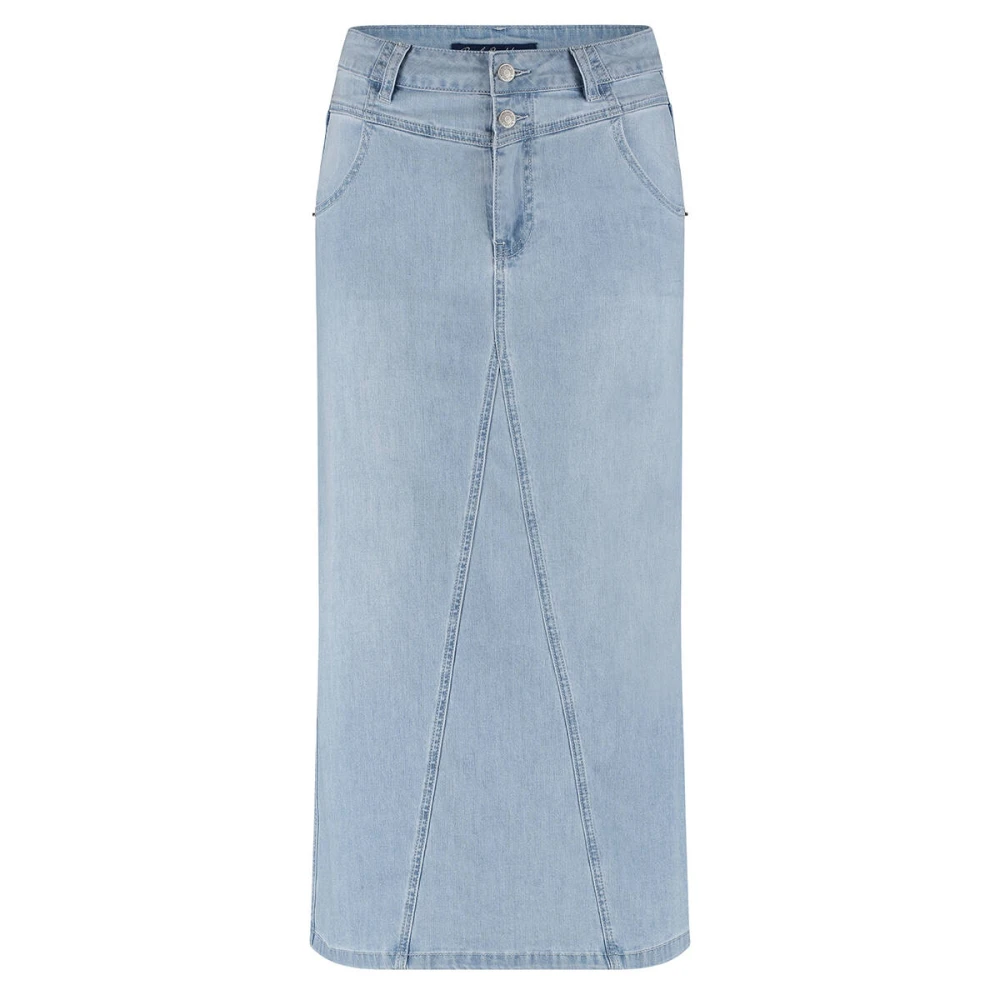 Red Button Alina Bleach Rok Blue Dames