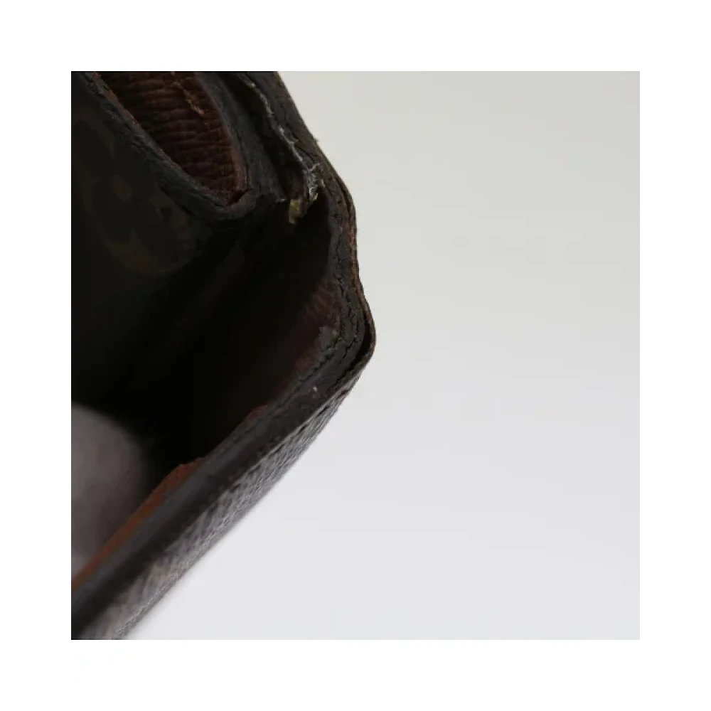 Louis Vuitton Vintage Pre-owned Coated canvas wallets Brown Dames