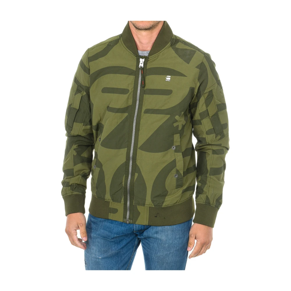 G-Star Men's Green Bomber Jackets
