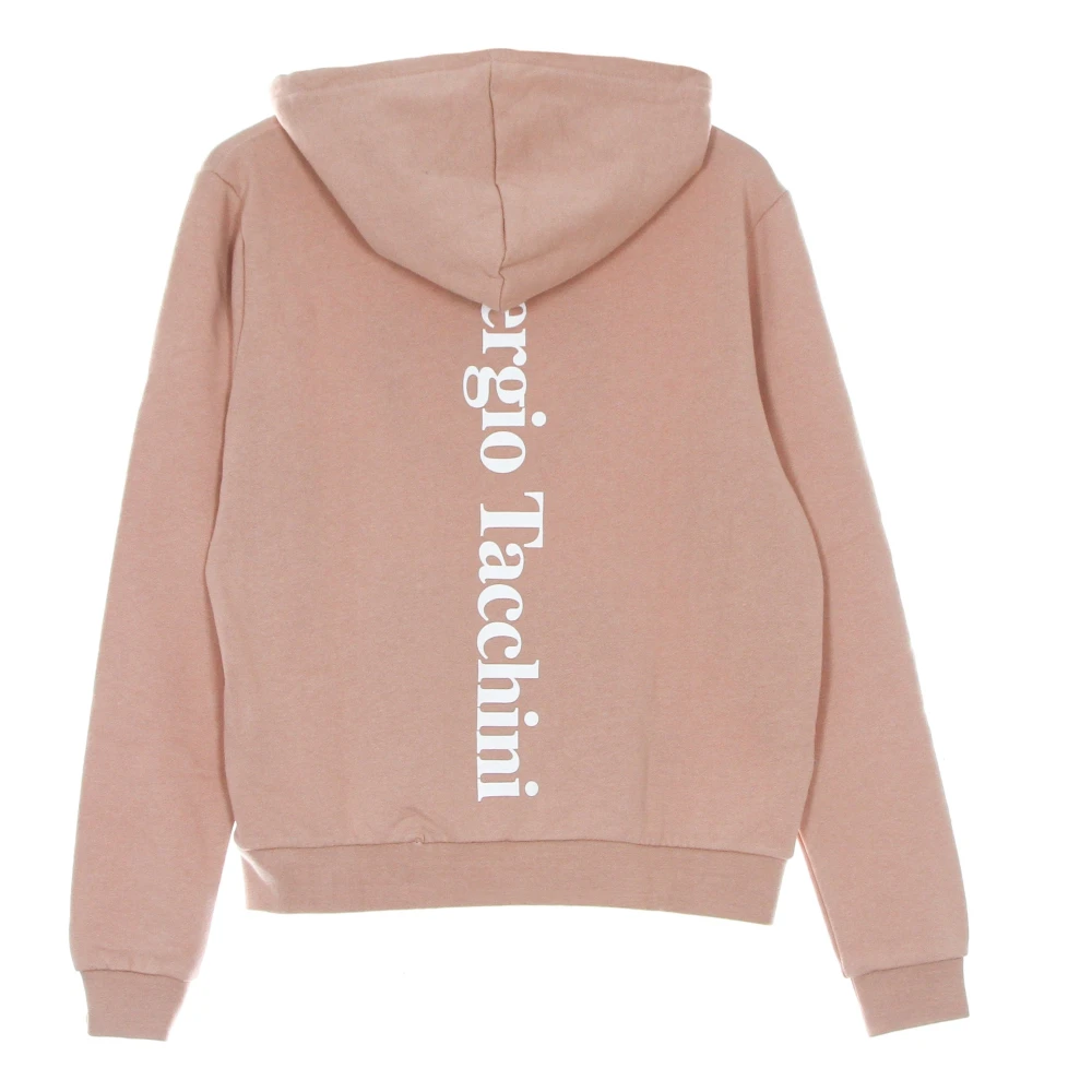 Sergio Tacchini Martin Cropped Logo Dames Cropped Hoodie Mistery Rose Brown Dames