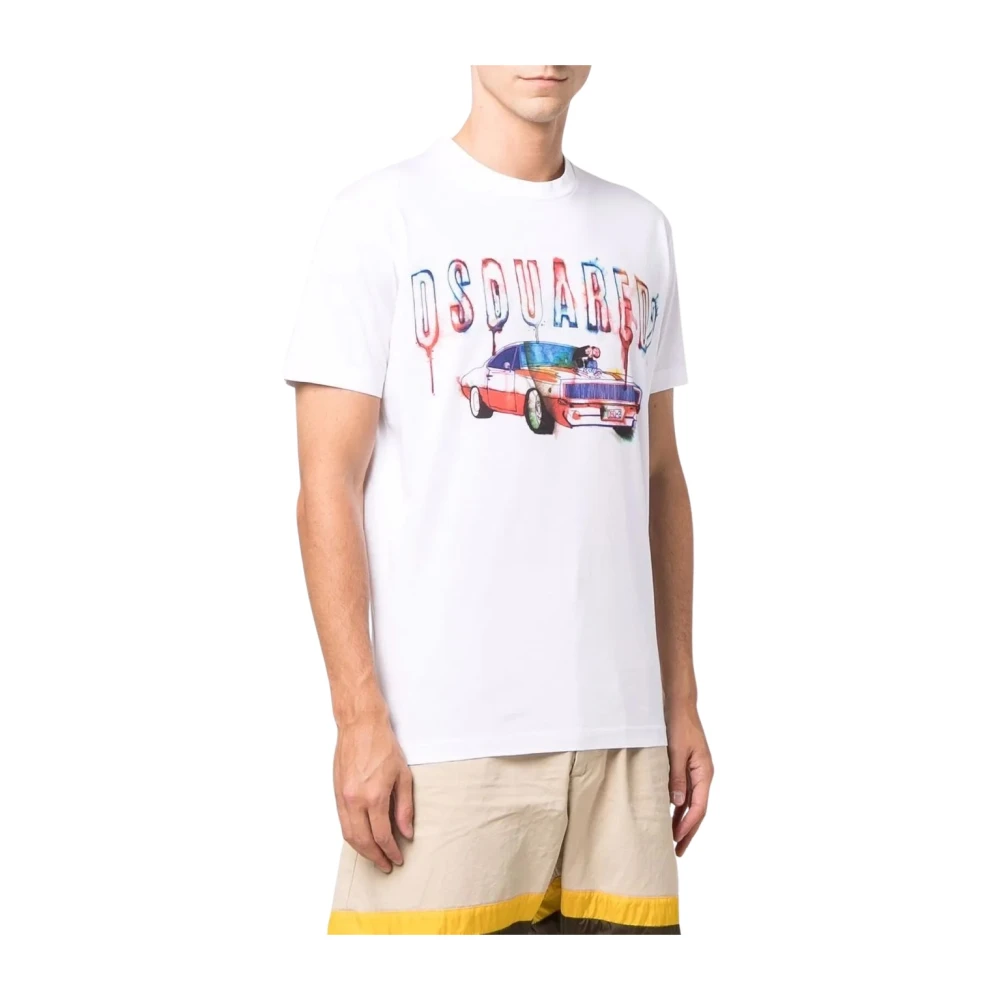 Dsquared2 Casual T-shirt Collectie White Heren