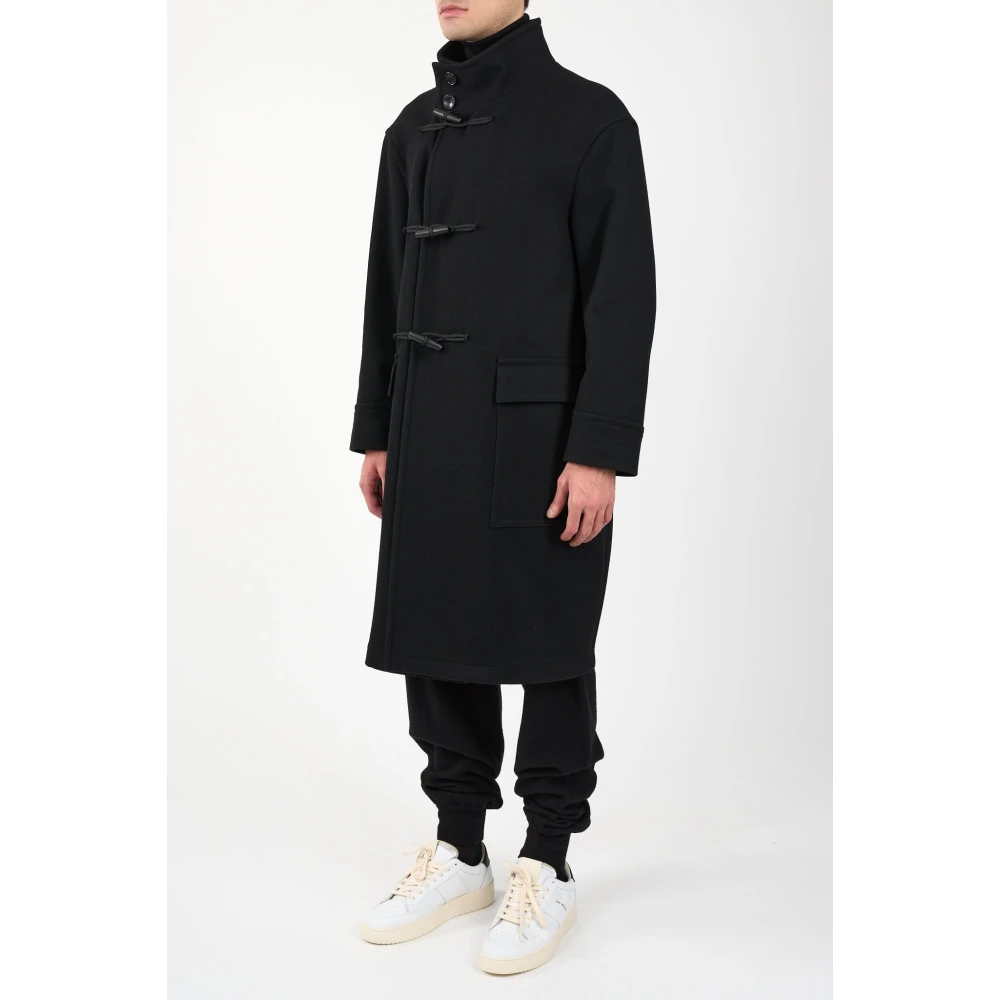 Tagliatore Montgomery van wol Black Heren