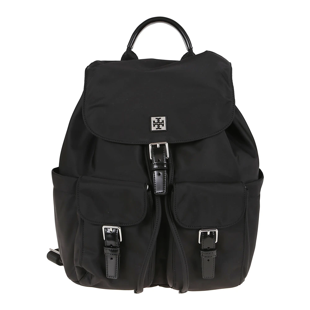 Tory Burch Women's Black Backpacks, One Size, Stylish Bucket Bag & Backpack