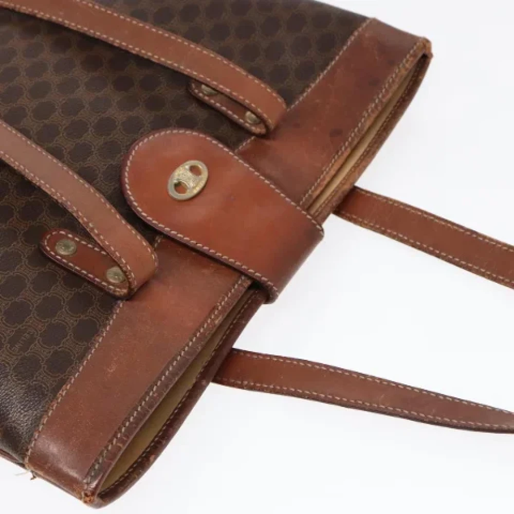 Celine Vintage Pre-owned Leather totes Brown Dames