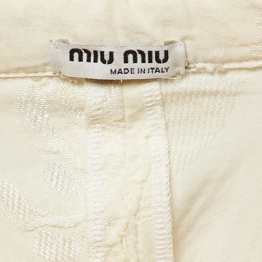 Miu Pre-owned Fabric dresses Beige Dames