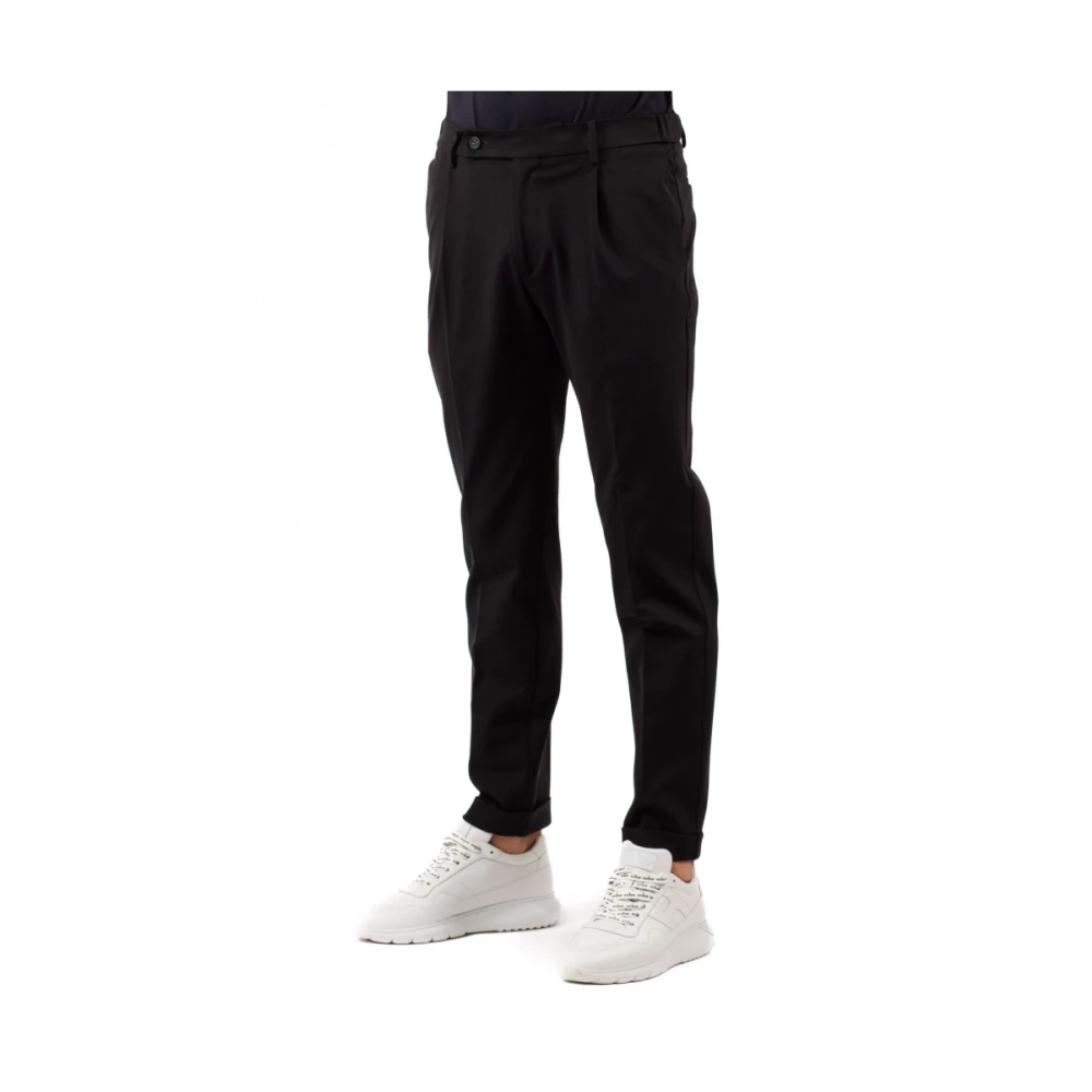 Berwich Herenbroek Klassieke Stijl Black Heren