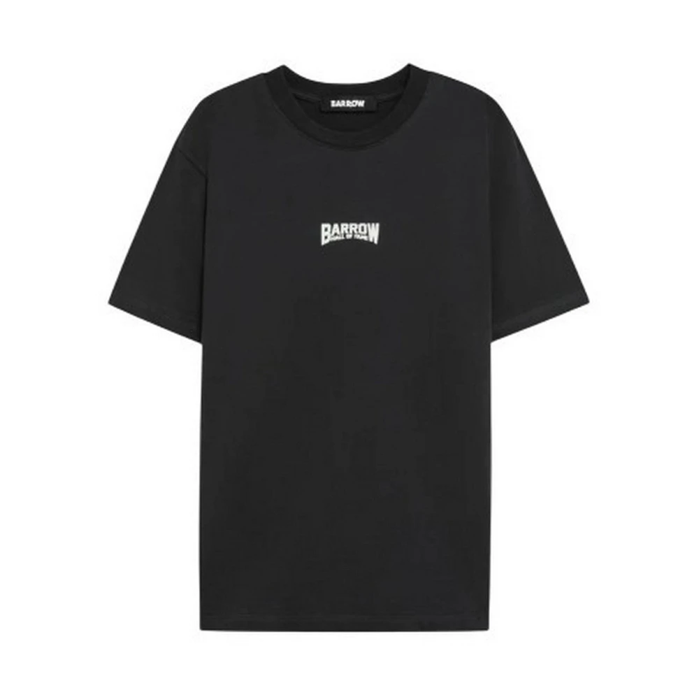 Barrow Black T-Shirts, Male, M, Jersey T-Shirt