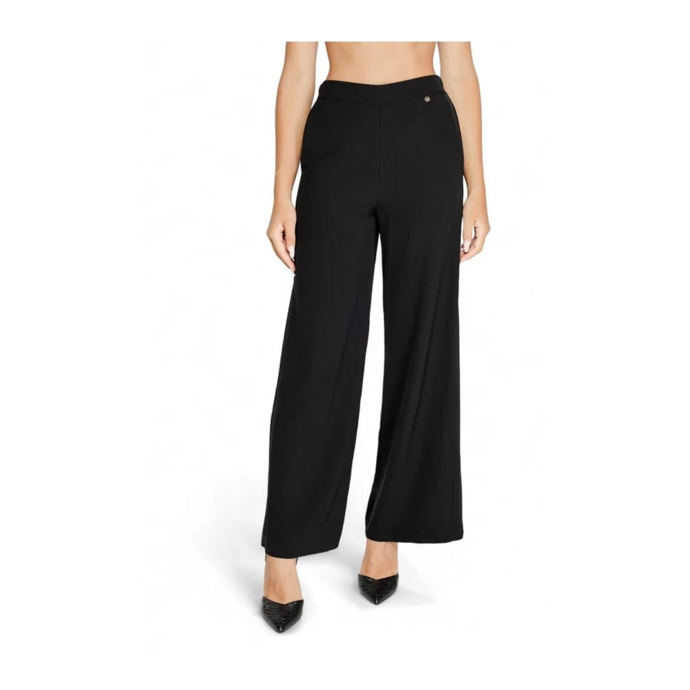 RINASCIMENTO Zwarte Zip Broek Black Dames