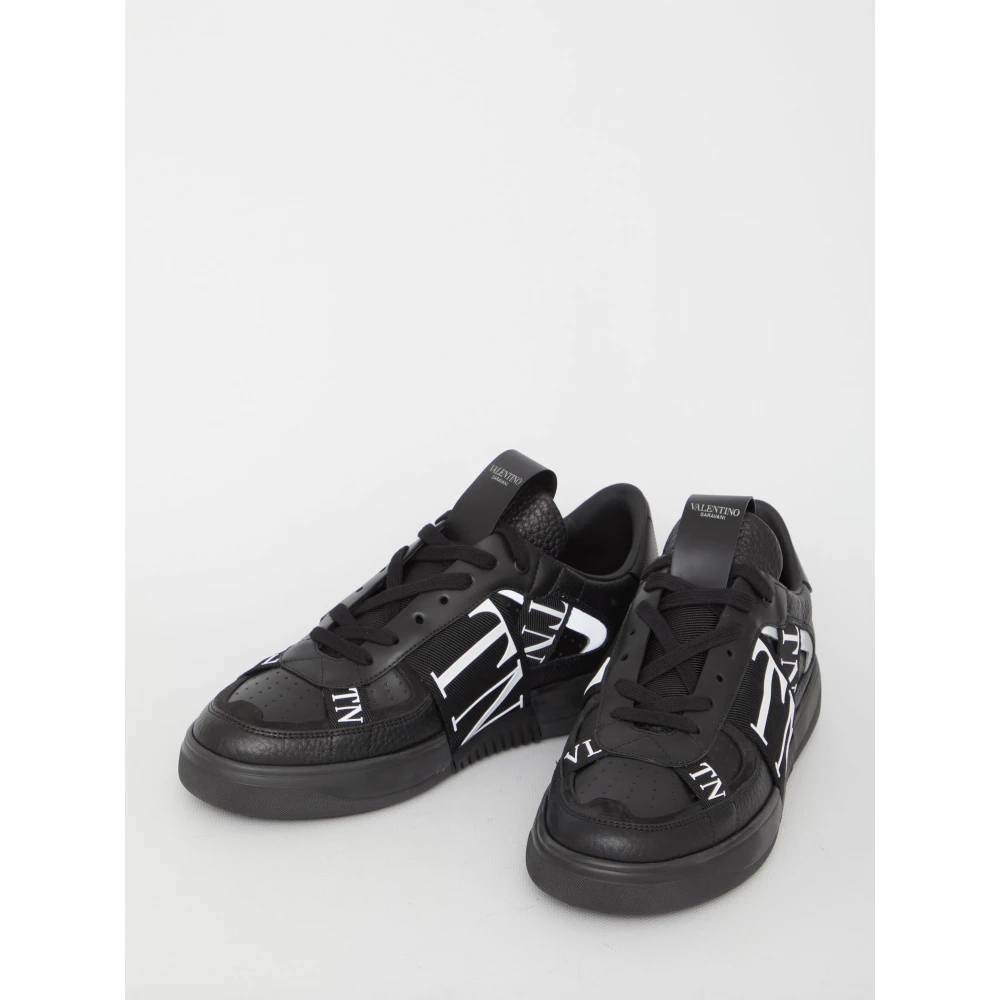 Valentino Garavani Zwarte Aw23 Sneakers met Vltn Logo Black Heren