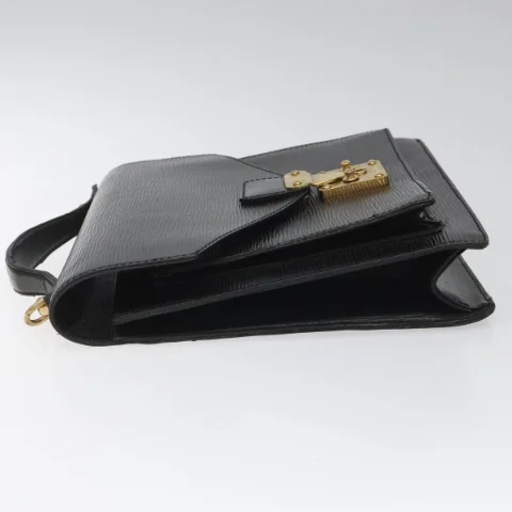 Louis Vuitton Vintage Pre-owned Leather handbags Black Dames