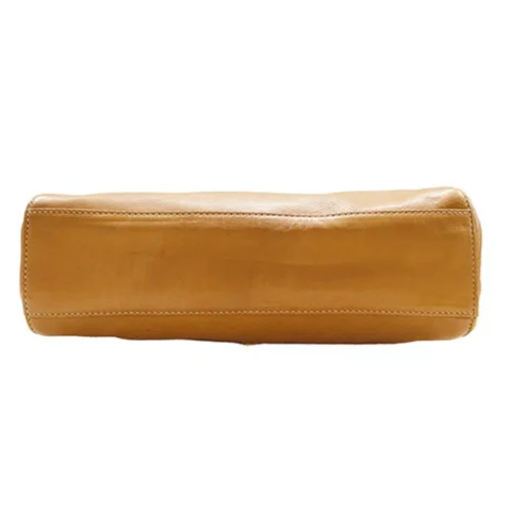 Prada Vintage Pre-owned Leather prada-bags Brown Dames