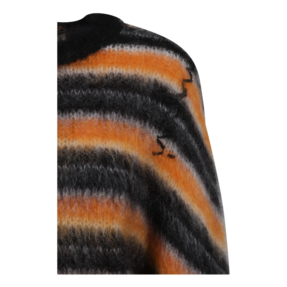 Marni Zwarte Rondehals Sweater Black Dames