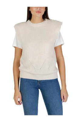 Rundhalsad Ärmlös Gilet