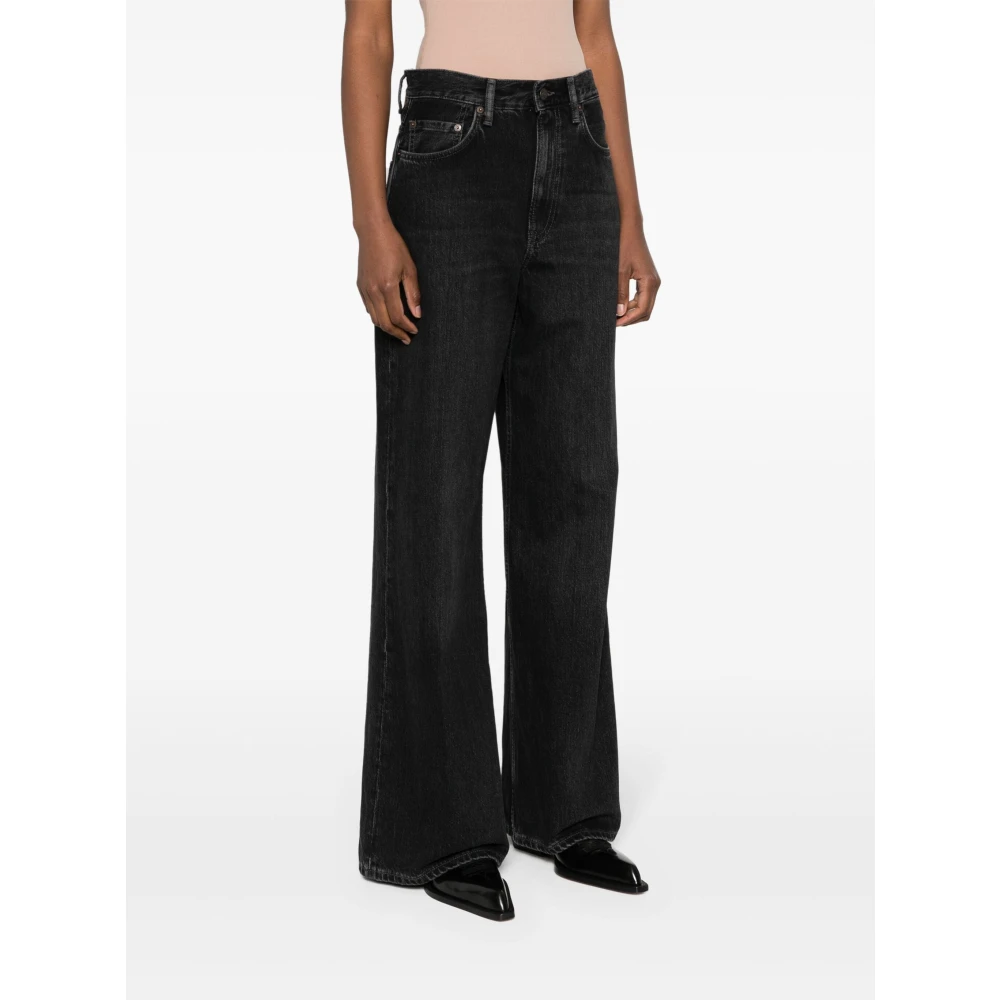 Acne Studios Comfortabele Spijkerbroek Black Dames