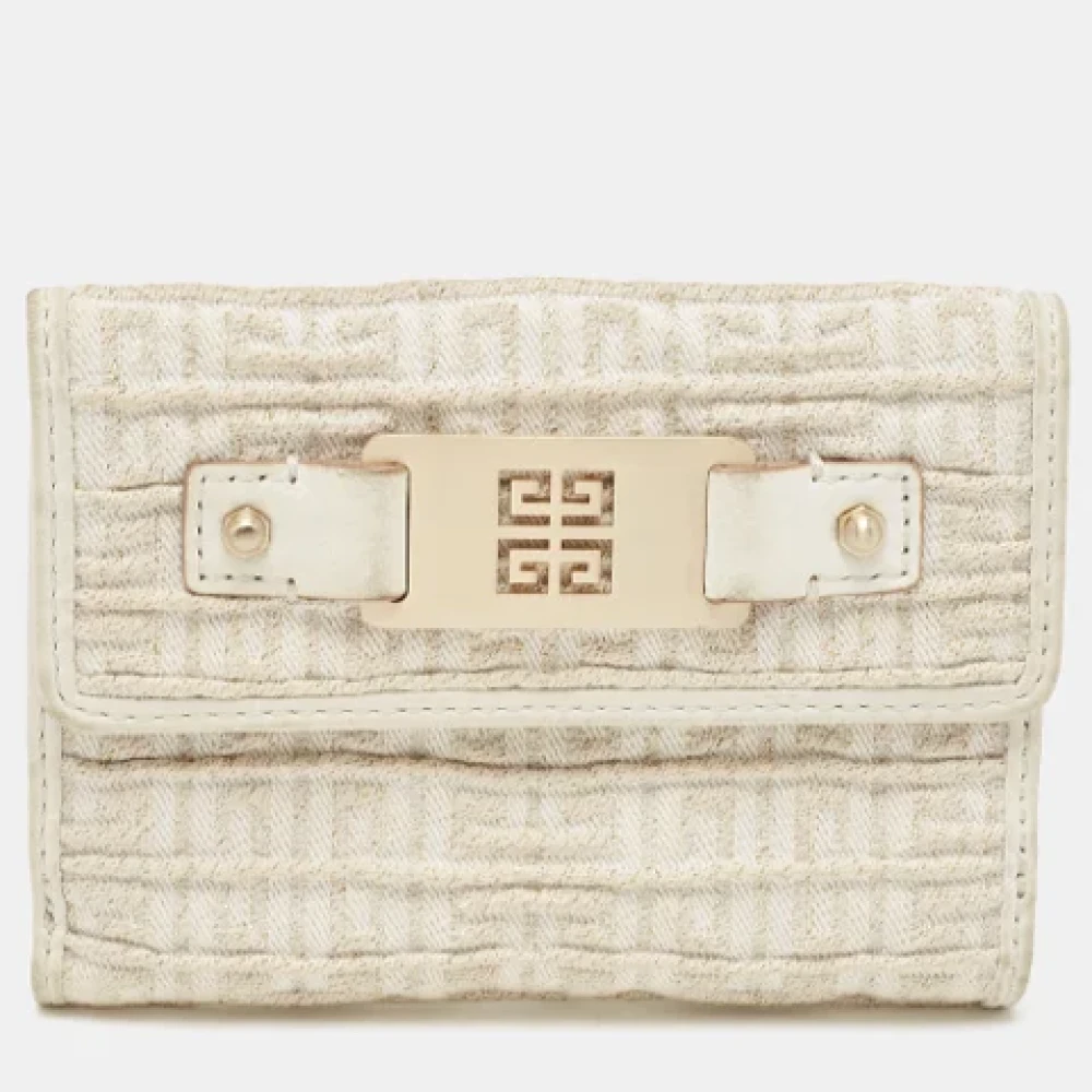 Givenchy Pre-owned Canvas wallets White Dames