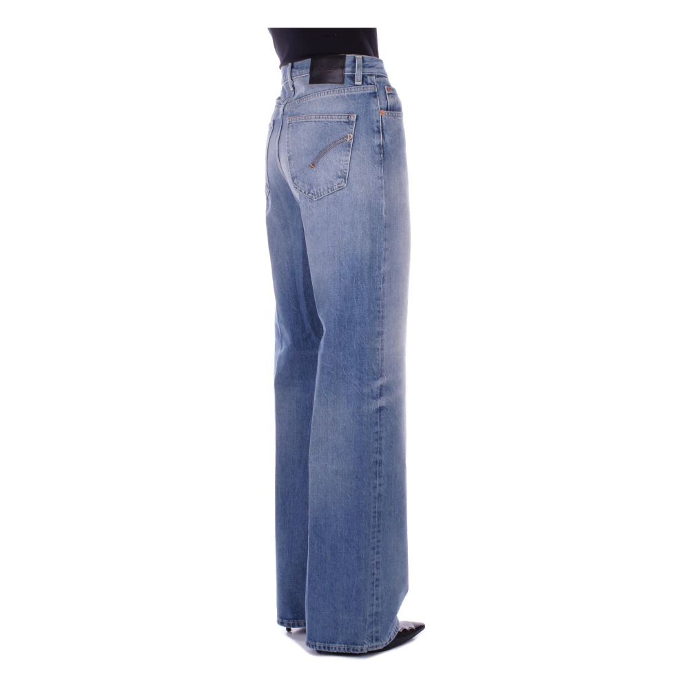 Dondup Denim Jeans met Logo Achterzak Blue Dames