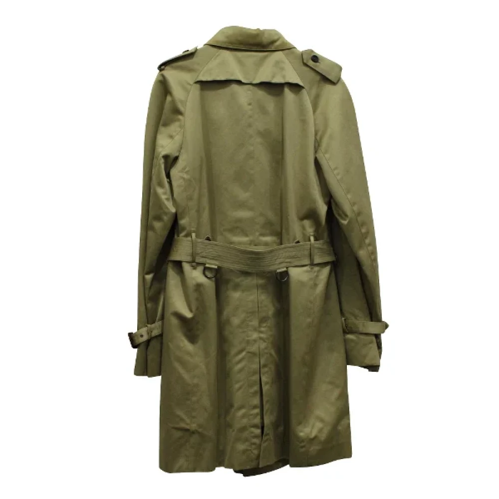 Burberry Vintage Pre-owned Cotton outerwear Green Heren