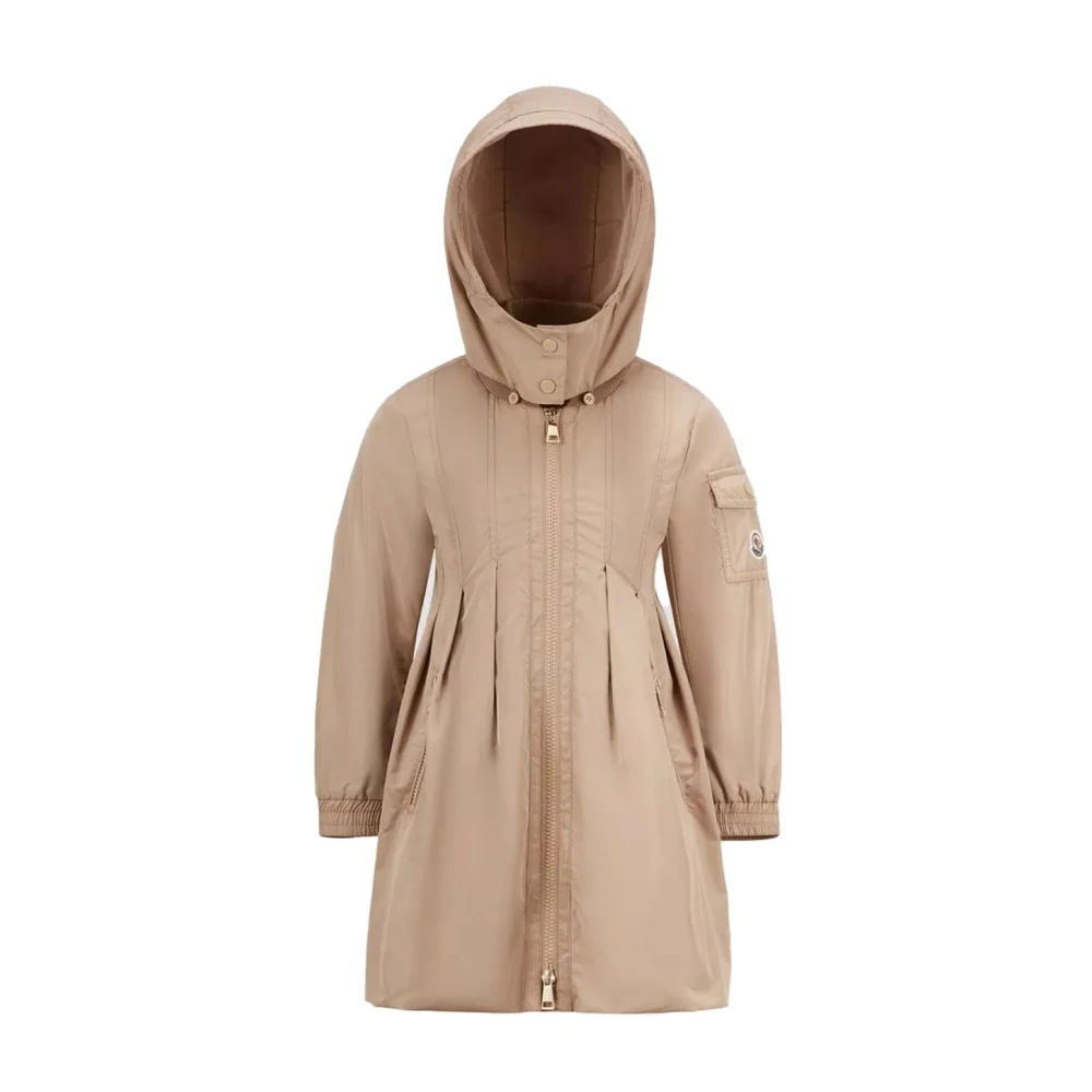 Moncler Kids Arild Lång Kappa i Beige Beige, Unisex