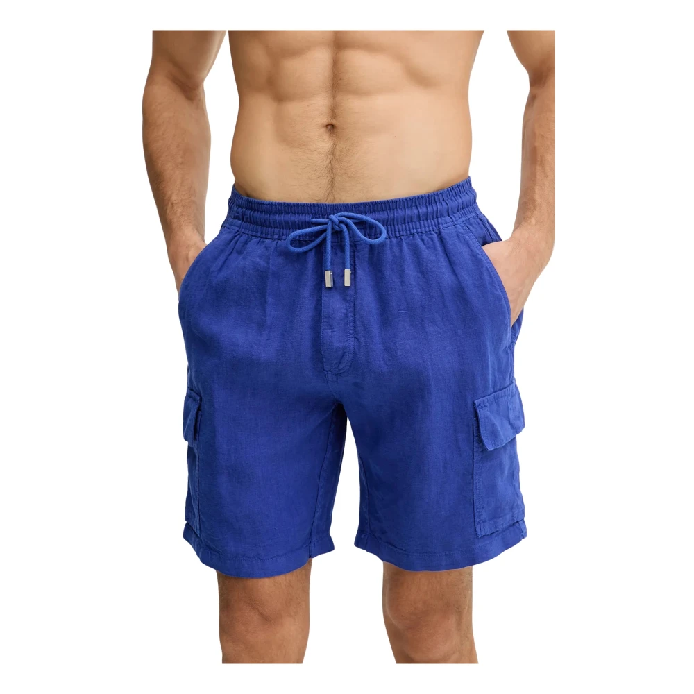 Vilebrequin Uomo Blu - Baie Cargo Shorts - Shorts - L