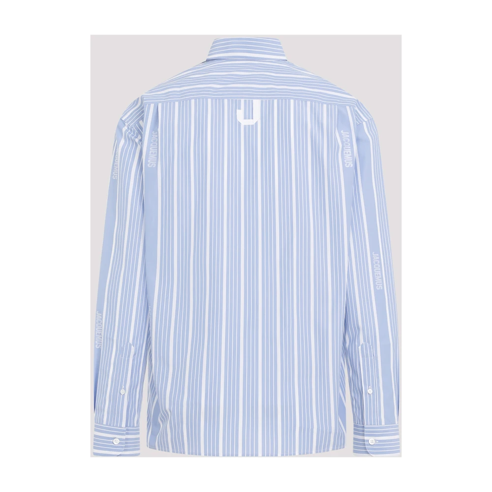 Jacquemus Blauw Overhemd Verhoog Stijl Luxe Blue Heren