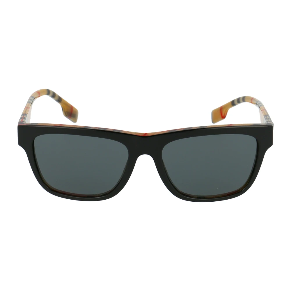 Burberry Man Sunglass BE4293 - Frame color: Top Black On Vintage Check, Lens color: Grey - Image 7