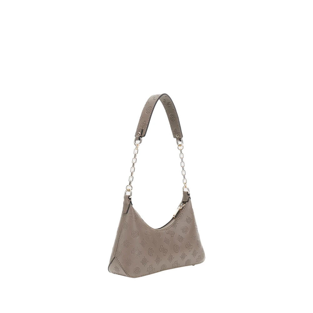 Guess Elegante Grijze Handtas met Gouden Details Beige Dames
