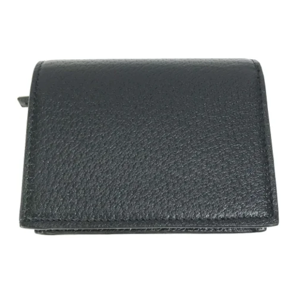 Gucci Vintage Pre-owned Leather wallets Black Dames