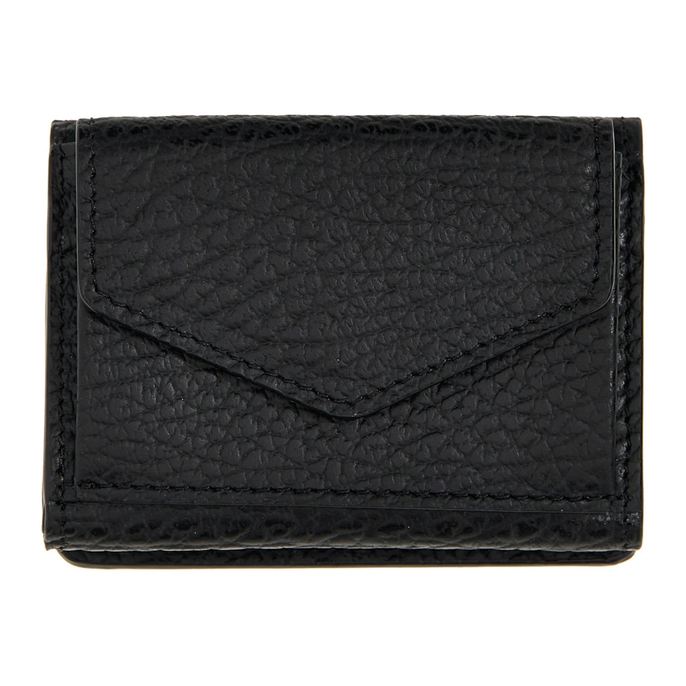 Maison Margiela Black Four-Stitches Pocket Wallet - Male - Wallets & Cardholders - One Size - Accessories