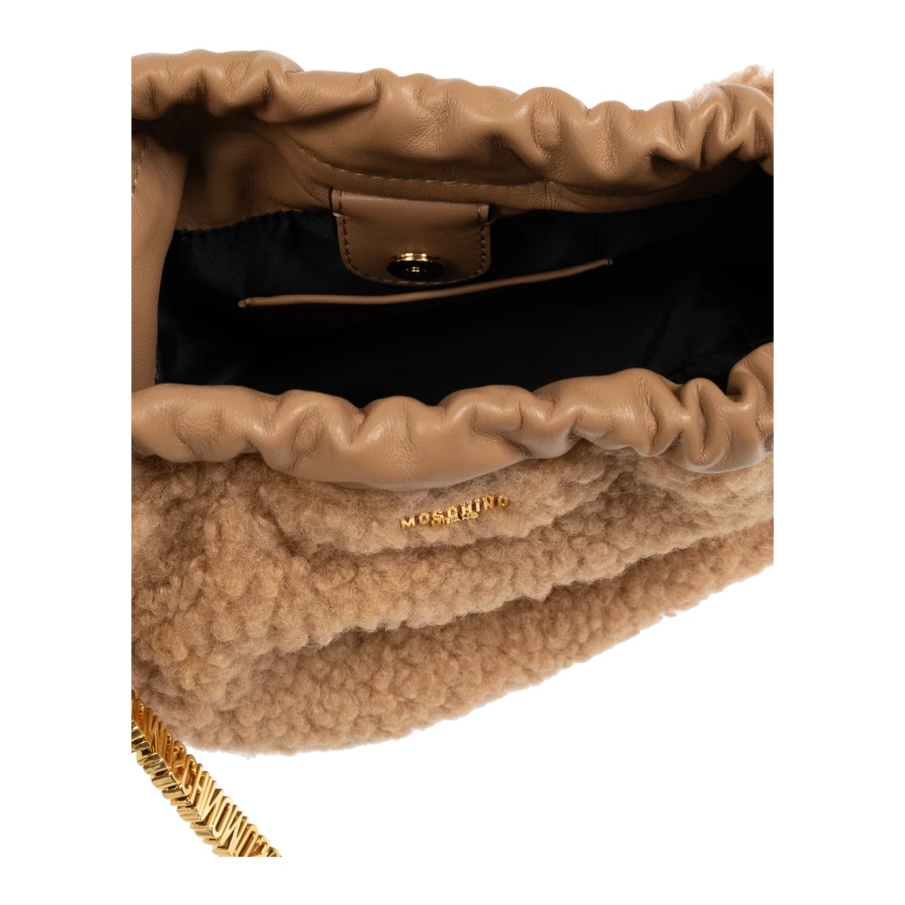 Moschino Schoudertas Brown Dames