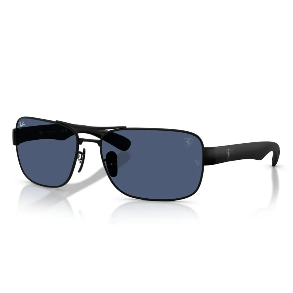 Ray-Ban Unisex Black Sunglasses,, Ferrari Rb3763m Sunglasses Medium