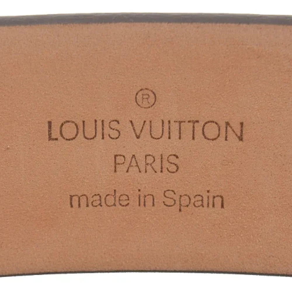 Louis Vuitton Vintage Pre-owned Leather belts Brown Dames