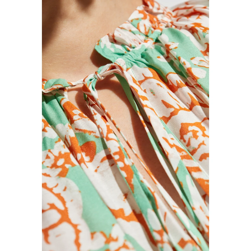 Diane Von Furstenberg Gestreepte jurk 'Fortina' Multicolor Dames