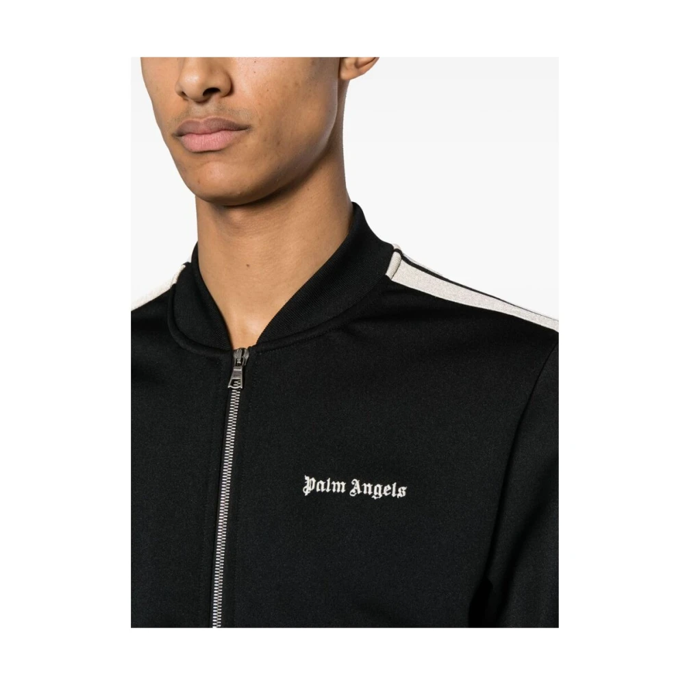 Palm Angels Zwart technisch jersey buitenkleding Black Heren