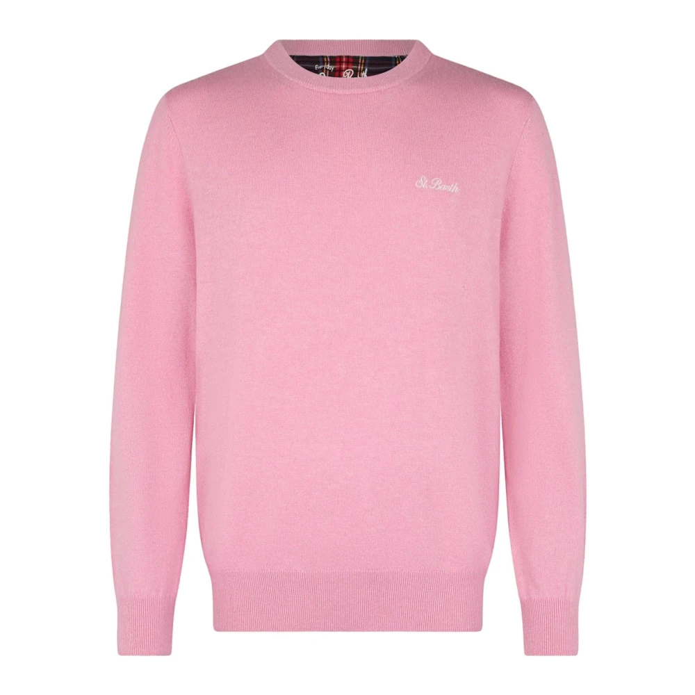 MC2 Saint Barth Heren Crew Neck Sweater Blend Regent Pink Heren