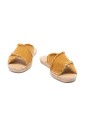 sandales-sliders-en-lin-metallise