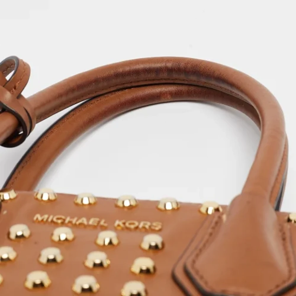 Michael Kors Pre-owned Leather totes Brown Dames