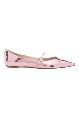 metallic-leather-ballerina-flats