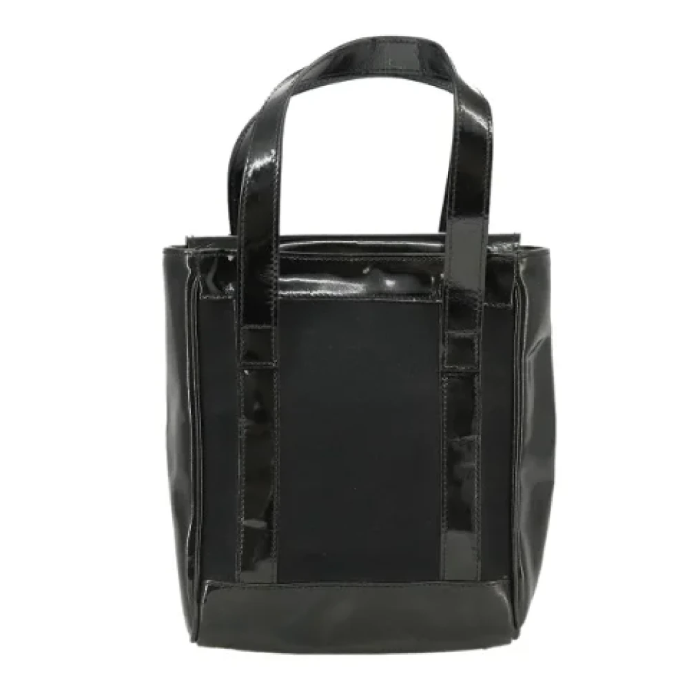 Gucci Vintage Pre-owned Coated canvas handbags Black Dames